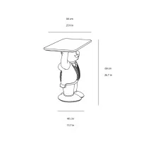 Slide Design Together decorative servant table