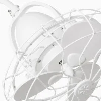 Faro Keiki S ventilatore soffitto e parete 3 velocità