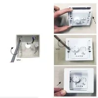Faro Keiki S ventilatore soffitto e parete 3 velocità