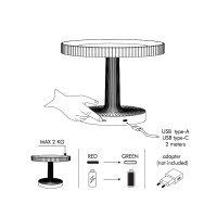 Driade Welcome lampada portatile led