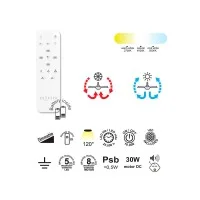 Mantra Aloha ventilatore da soffitto led