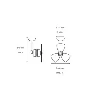 Faro Vedra adjustable ceiling fan