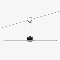 Faro Andros ventilatore da soffitto