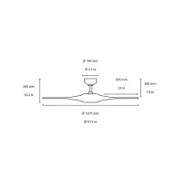Faro Cocos fan ceiling lamp led Faro Cocos fan ceiling lamp led