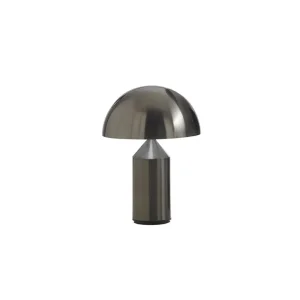 Oluce Atollo 238 lampada da tavolo nickel nero