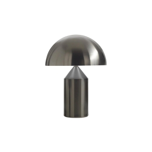 Oluce Atollo 239 lampada da tavolo nickel nero