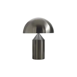 Oluce Atollo 239 lampada da tavolo nickel nero