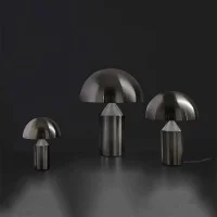 Oluce Atollo 239 black nickel table lamp Oluce Atollo 239 black nickel table lamp