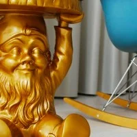 Kartell Attila tavolino sgabello decorativo