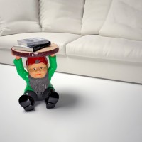 Kartell Attila decorative stool and side table