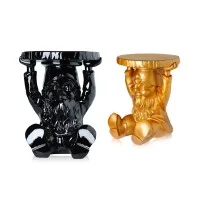Kartell Attila decorative stool and side table