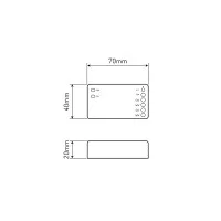 Controller 4 Channel CCT TUYA Wireless Controller 4 Channel CCT TUYA Wireless