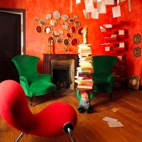 Kartell Napoleon tavolino sgabello decorativo