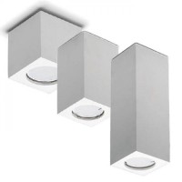 Molveno Lighting Neos Large Faretto da Soffitto Quadrato Gesso