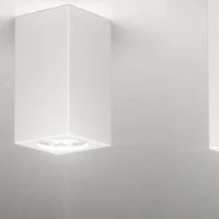 Molveno Lighting Neos Large Ceiling Cube Lamp Plaster Gypsolyte