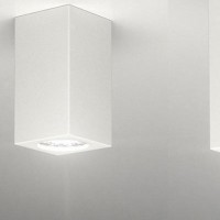 Molveno Lighting Neos Large Faretto da Soffitto Quadrato Gesso