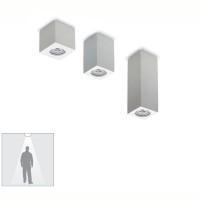 Molveno Lighting Neos Large Faretto da Soffitto Quadrato Gesso