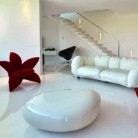 Driade Koishi tavolino pouf decorativo Driade Koishi tavolino pouf decorativo