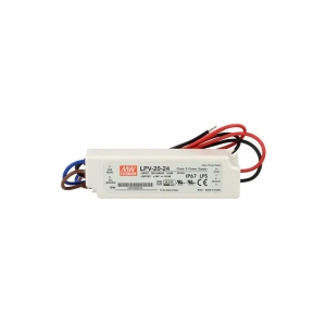 Meanwell Power Supply LPV-20-24 20.2W 24V 0.84A IP67 LED Constant Voltage Driver