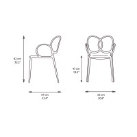 Driade Sissi decorative chair 4 pcs.