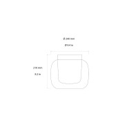 Astro Lighting Aquina lampada da soffitto