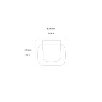 Astro Lighting Aquina lampada da soffitto