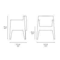 Driade Toy decorative armchair 4 pcs.