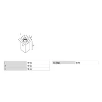 Duralamp Recessed spotlight GU10 Single adjustable