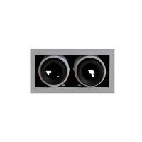 Duralamp Recessed spotlight GU10 Double adjustable