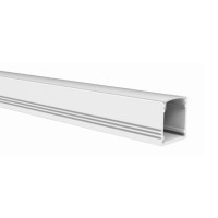 Marino Cristal Profilo ad Appoggio bianco con Molle 2 Metri Per Strisce LED