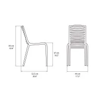 Driade PIP-e chair set 4 pcs
