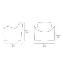 Driade Tokyo Pop armchair