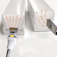 Duralamp 20 Metri Profilo Flessibile in Silicone per Strip LED 11mm