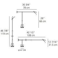 Artemide TIZIO Lampada da Tavolo Bianco