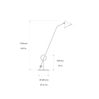 DCW Mantis BS8 L floor lamp