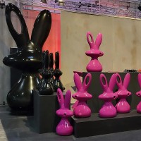 Slide Design Cosmo Bunny decorative sculpture