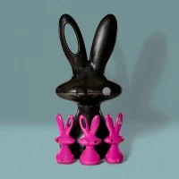 Slide Design Cosmo Bunny scultura decorativa
