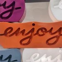 Slide Design Enjoy decorative bench