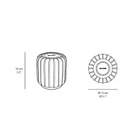 Slide Design Cordialina rechargeable lamp Slide Design Cordialina rechargeable lamp