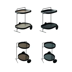 Minottiitalia Atollo service cart table