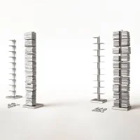 Minottiitalia Cleopatra vertical bookshelf