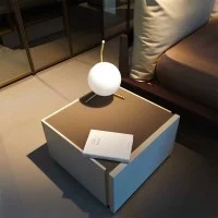 Flos IC T1 Low brushed brass table lamp