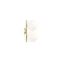 Flos IC C/W1 Double Applique Wall or Ceiling Lamp