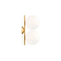 Flos IC C/W2 Double Applique Wall or Ceiling Lamp