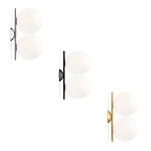 Flos IC C/W2 Double Lampada da Parete o Soffitto