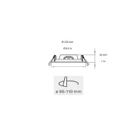 Lampo STLED round series recessed panel Lampo STLED round series recessed panel