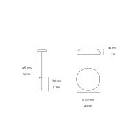 Novantadieci 9010 Oolite Big led bollard