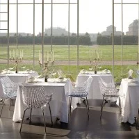 Driade Meridiana chair in steel