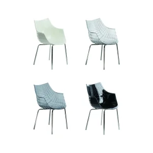 Driade Meridiana chair in steel