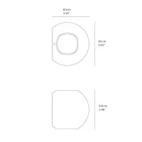 Vivida Sky Fall Lens led wall lamp dimmable